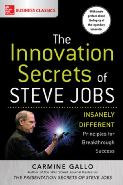 Book cover of: Innovation Secrets of Steve Jobs: Insanely Different Principles for Breakthrough Success. By: Carmine Gallo