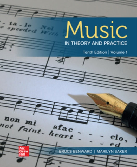 Book cover of: Music in Theory and Practice Volume 1. By: Bruce Benward