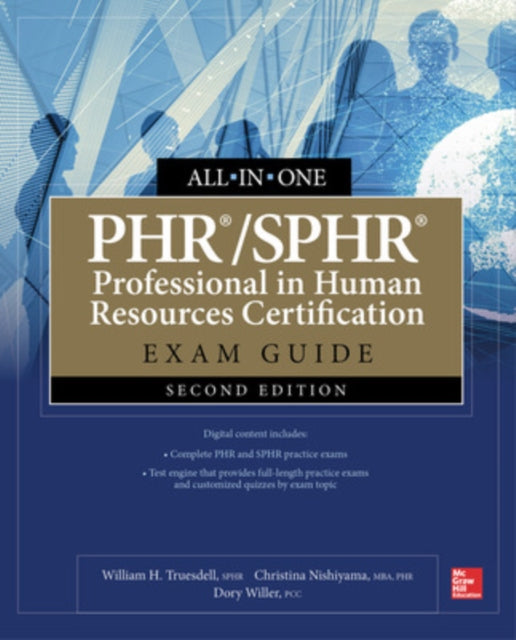 Book cover of: PHR/SPHR Professional in Human Resources Certification All-in-One Exam Guide, Second Edition. By: Christina Nishiyama