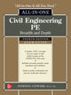 Book cover of: Civil Engineering PE All-in-One Exam Guide: Breadth and Depth, Fourth Edition. By: Indranil Goswami
