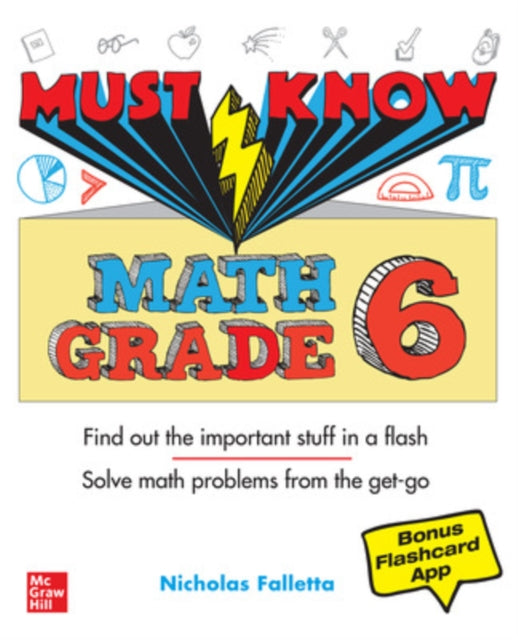 Book cover of: Must Know Math Grade 6. By: Nicholas Falletta
