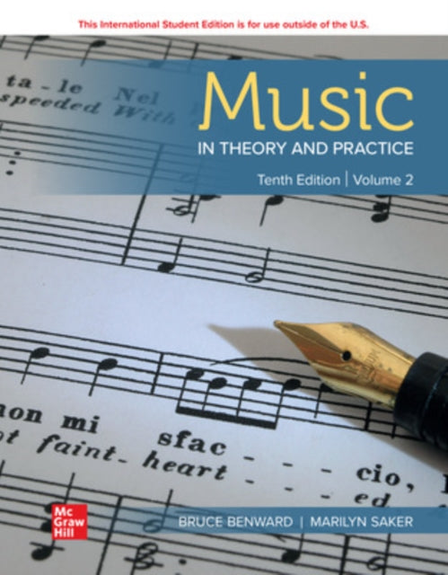 Book cover of: ISE Music in Theory and Practice Volume 2. By: BENWARD