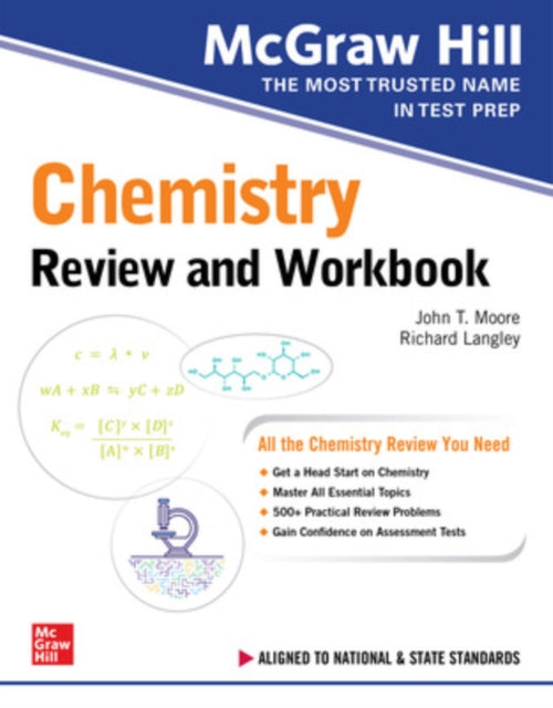 Book cover of: McGraw Hill Chemistry Review and Workbook. By: T. B. D. TBD