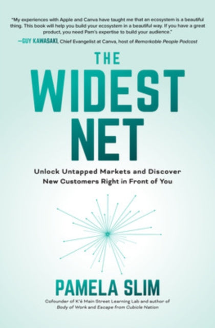 Book cover of: Widest Net: Unlock Untapped Markets and Discover New Customers Right in Front of You. By: Pamela Slim