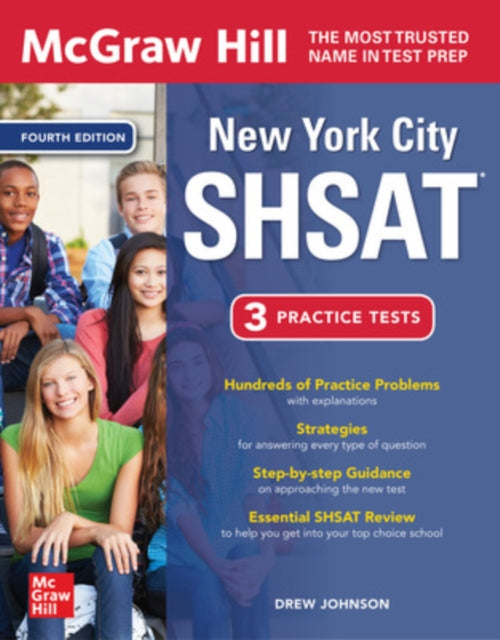Book cover of: McGraw Hill New York City SHSAT, Fourth Edition. By: Drew D. Johnson