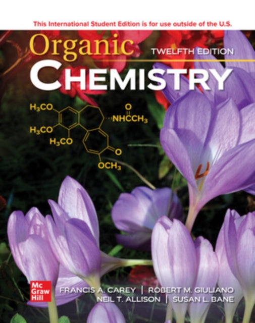Book cover of: Organic Chemistry ISE. By: CAREY