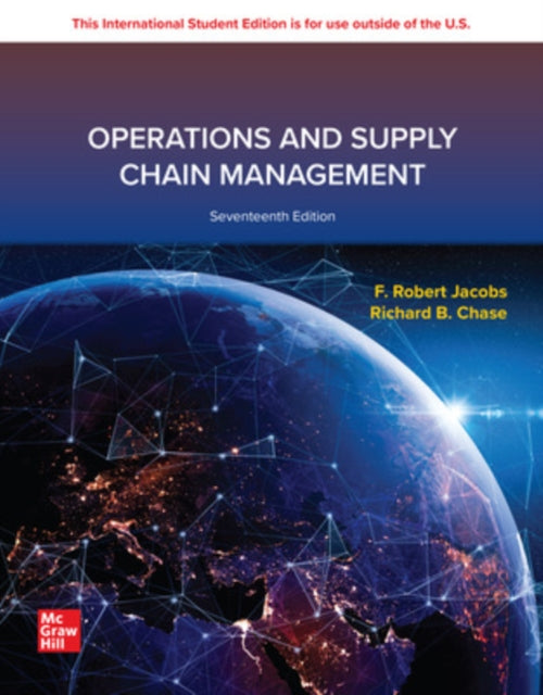 Book cover of: Operations and Supply Chain Management ISE. By: JACOBS