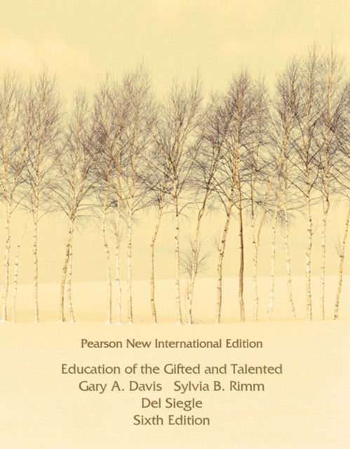 Book cover of: Education of the Gifted and Talented. By: Davis, Gary A.