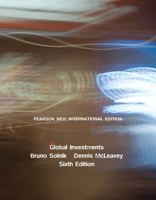 Book cover of: Global Investments. By: Bruno Solnik