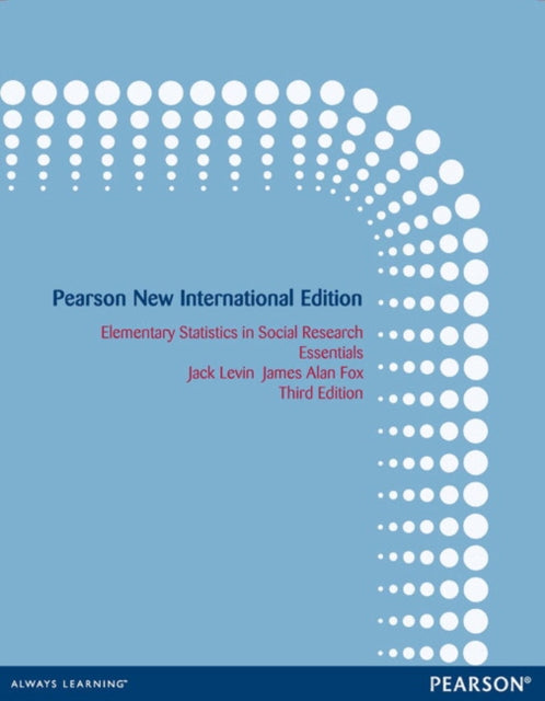 Book cover of: Elementary Statistics in Social Research: Essentials. By: Jack A. Levin