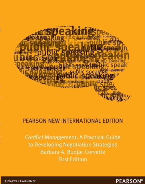 Book cover of: Conflict Management. By: Barbara A. Budjac Corvette