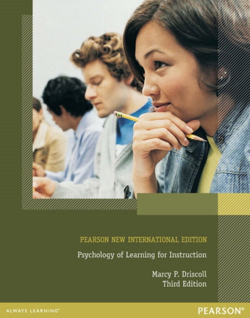 Book cover of: Psychology of Learning for Instruction. By: Marcy P. Driscoll