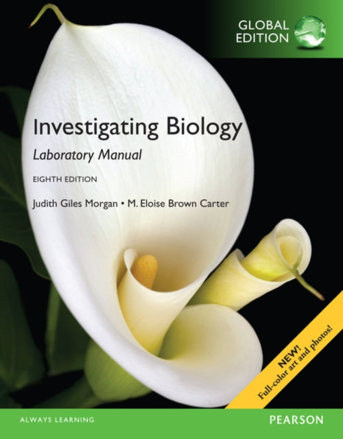 Book cover of: Investigating Biology Lab Manual, Global Edition. By: Jane B. Reece