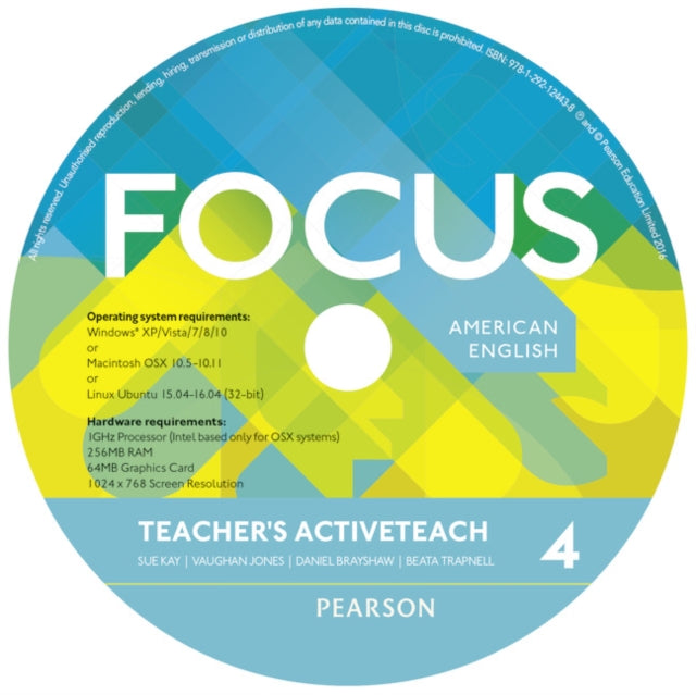 Book cover of: Focus AmE 4 Teacher's Active Teach