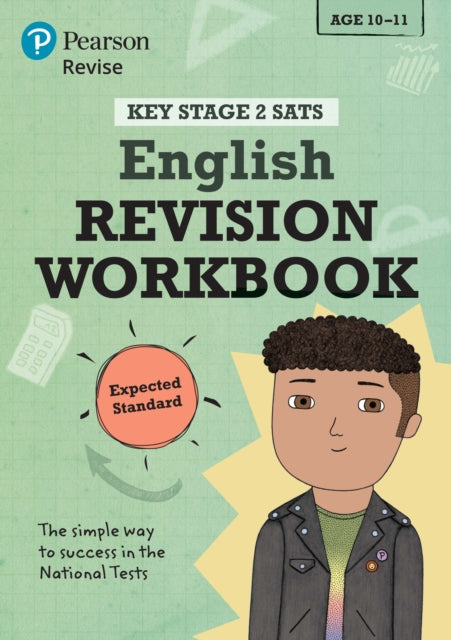 Book cover of: Pearson REVISE Key Stage 2 SATs English Revision Workbook - Expected Standard for 2026, 2027 exams. By: Giles Clare