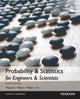 Book cover of: Probability & Statistics for Engineers & Scientists + MyLab Statistic with Pearson eText, Global Edition. By: Ronald Walpole