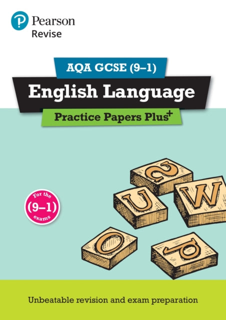 Book cover of: Pearson REVISE AQA GCSE English Language Practice Papers Plus - for 2026, 2027 exams
