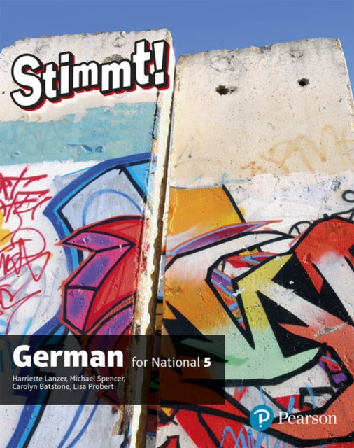 Book cover of: Stimmt for National 5 German Student Book. By: Harriette Lanzer