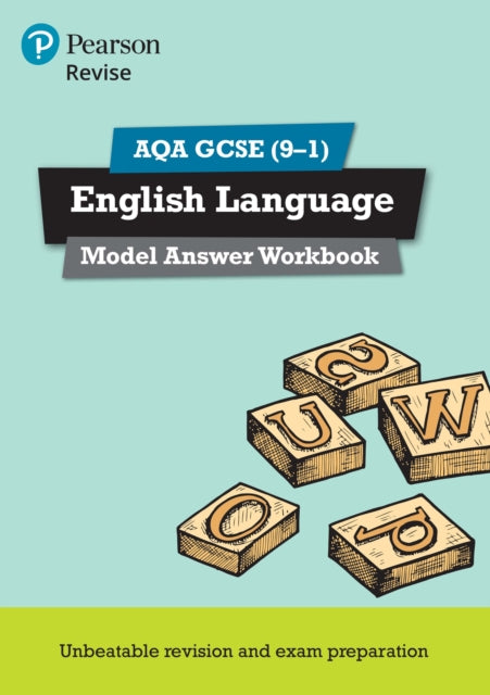 Book cover of: Pearson REVISE AQA GCSE English Language Model Answer Workbook - for 2026, 2027 exams