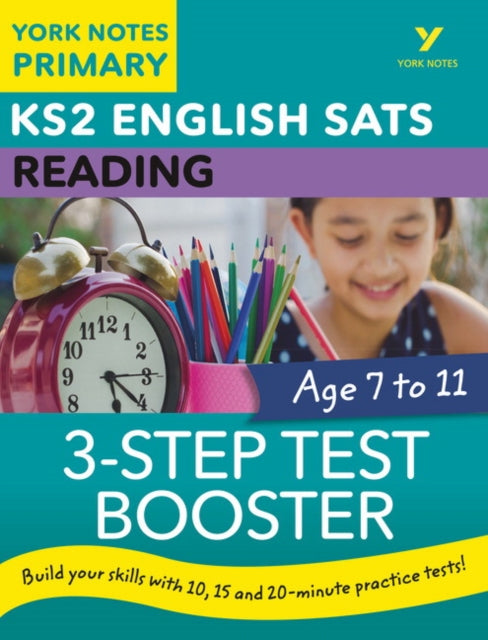Book cover of: English SATs 3-Step Test Booster Reading: York Notes for KS2. By: Anna Cowper