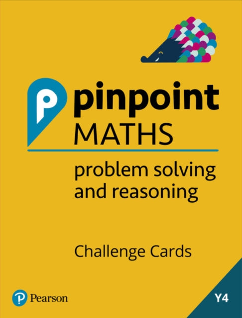 Book cover of: Pinpoint Maths Year 4 Problem Solving and Reasoning Challenge Cards. By: Steve Mills