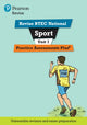 Book cover of: Pearson REVISE BTEC National Sport Practice Assessments Plus U1 - for 2025 exams. By: Jennifer Stafford-Brown