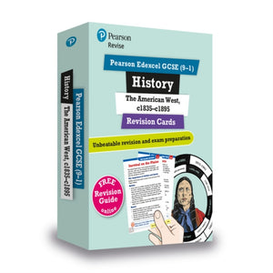 Pearson REVISE Edexcel GCSE History American West Revision Cards - for 2025 exams
