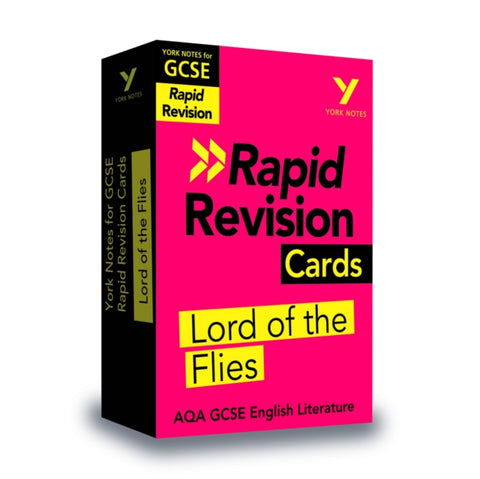 York Notes RAPID AQA GCSE (Revision Cards) Lord of the Flies - for 2026, 2027 exams