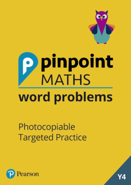 Book cover of: Pinpoint Maths Word Problems Year 4 Teacher Book. By: Steve Mills