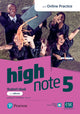 Book cover of: High Note Level 5 Student's Book & eBook with Online Practice, Extra Digital Activities & App. By: Rachael Roberts
