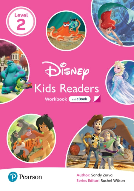 Book cover of: Level 2: Disney Kids Readers Workbook with eBook and Online Resources