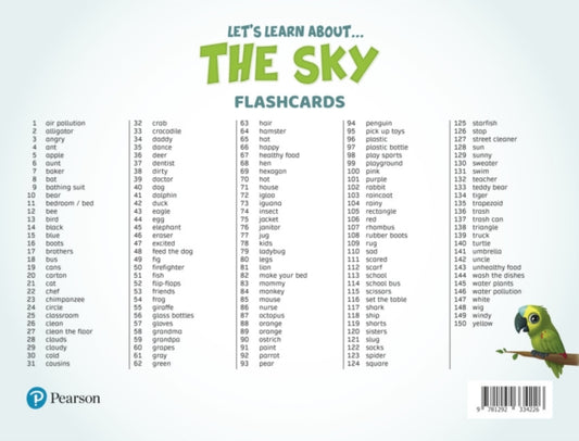 Book cover of: Let's Learn About the Earth (AE) - 1st Edition (2020) - Flashcards - Level 3 (the Sky)