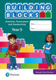 Book cover of: iPrimary Building Blocks: Spelling, Punctuation, Grammar and Handwriting Year 5. By: Hannah Hirst-Dunton