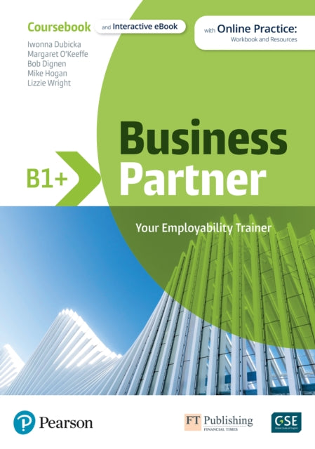 Book cover of: Business Partner B1+ Coursebook & eBook with MyEnglishLab & Digital Resources. By: Pearson Pearson Education