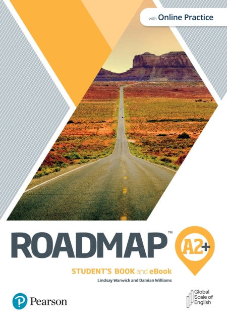 Book cover of: Roadmap A2+ Student's Book & eBook with Online Practice. By: Pearson Pearson Education