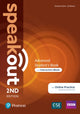 Book cover of: Speakout 2ed Advanced Student’s Book & Interactive eBook with MyEnglishLab & Digital Resources Access Code