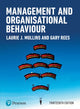 Book cover of: Management and Organisational Behaviour. By: Laurie Mullins
