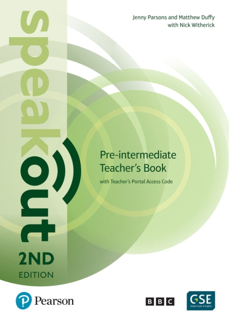 Book cover of: Speakout 2nd Edition Pre-intermediate Teacher's Book with Teacher's Portal Access Code. By: Jenny Parsons