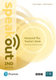 Book cover of: Speakout 2nd Edition Advanced Plus Teacher's Book with Teacher's Portal Access Code. By: Eleanor Keegan