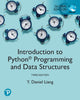 Book cover of: Introduction to Python Programming and Data Structures, Global Edition. By: Y Liang