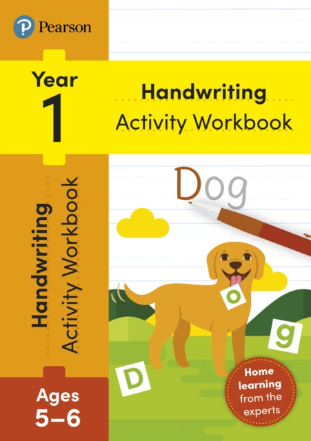 Book cover of: Pearson Learn at Home Handwriting Activity Workbook Year 1