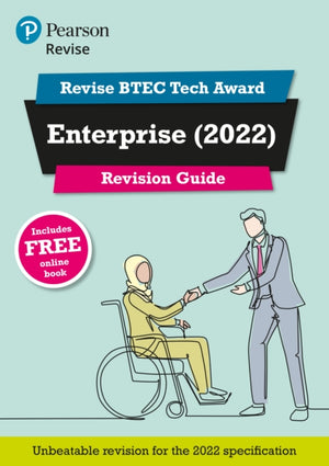 Pearson REVISE BTEC 2022 Tech Award Enterprise Revision Guide inc online edition