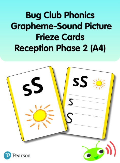 Book cover of: Bug Club Phonics Grapheme-Sound Picture Frieze Cards Reception Phase 2 (A4)