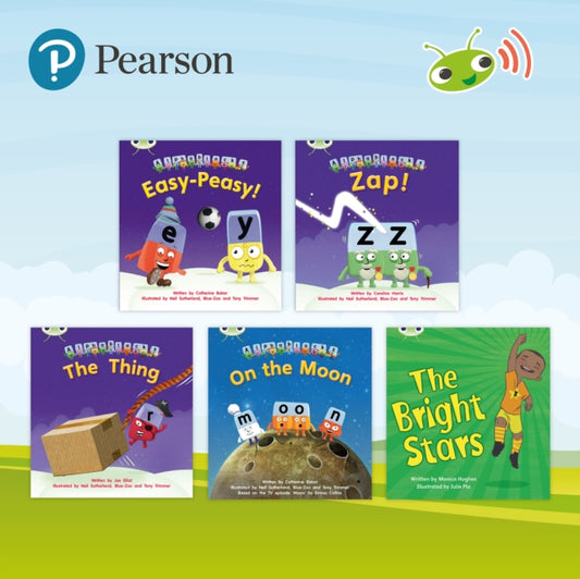 Book cover of: Bug Club Phonics complete pack of decodable readers (multiple copies and classroom resources)