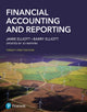 Book cover of: Financial Accounting and Reporting + MyLab Accounting (Package). By: Jamie Elliott