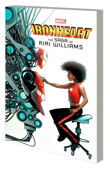 Book cover of: Ironheart: The Saga of Riri Williams. By: Brian Michael Bendis