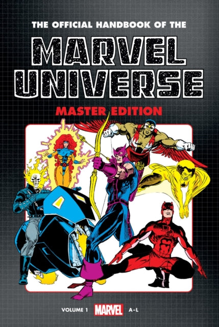 Book cover of: Official Handbook of The Marvel Universe: Master Edition Omnibus Vol. 1. By: Len Kaminski