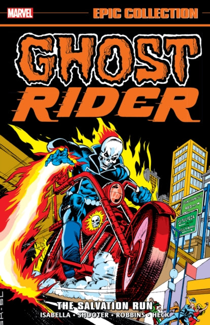 Book cover of: Ghost Rider Epic Collection: The Salvation Run. By: Marvel Various