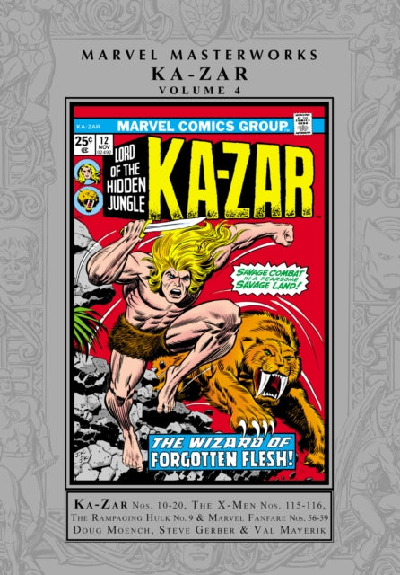 Book cover of: Marvel Masterworks: Ka-Zar Vol. 4. By: Doug Moench
