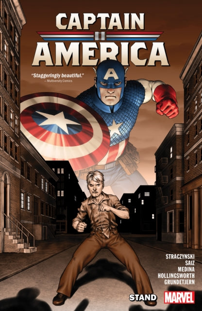 Book cover of: Captain America by J. Michael Straczynski Vol. 1: Stand. By: J. Michael Straczynski
